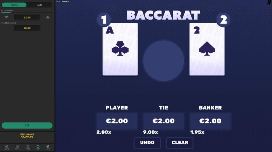Baccarat Dare 2 Win Hacksaw Gaming Argentina