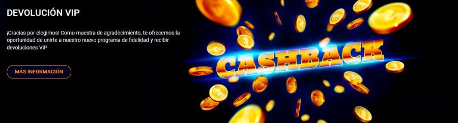 Cashback VIP JVSpin Argentina