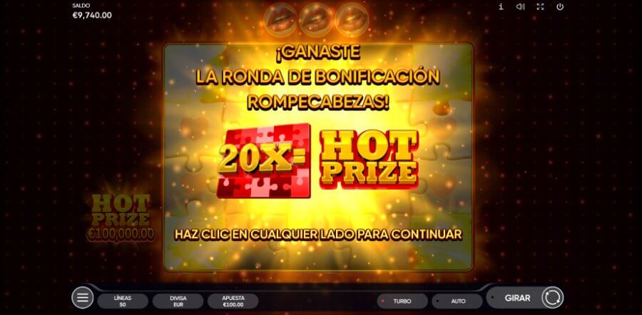 Función rompecabezas Tragamonedas Hot Puzzle Argentina