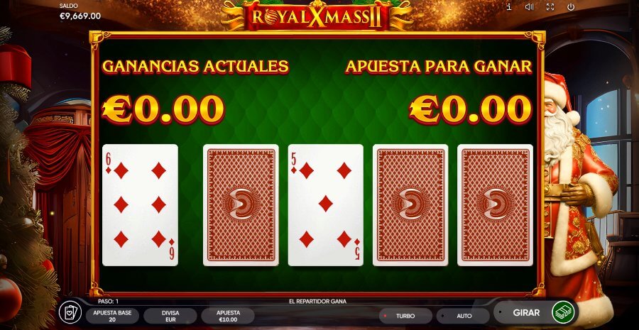 Juego de Cartas Tragamonedas Royal Xmass 2 Argentina