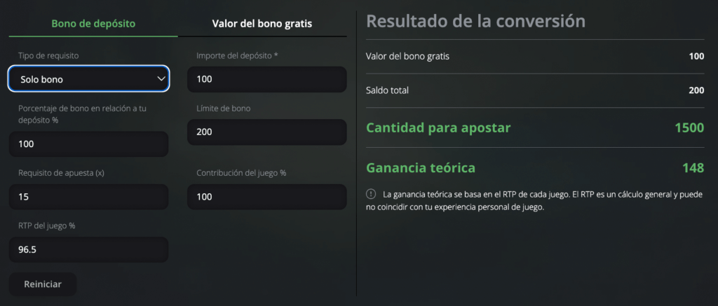 Resultado de los bonos