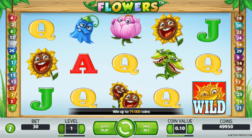 Flowers tragamonedas online