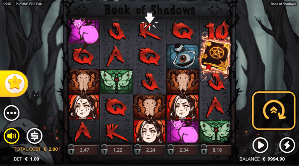 Gráficos de Book of Shadows