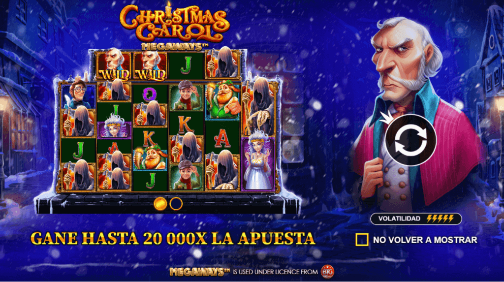 Ganancias en Christmas Carol Megaways