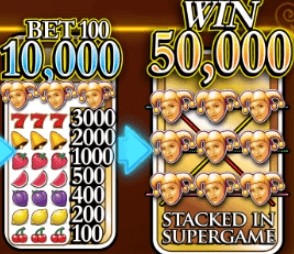 Símbolos de Jackpot Jester 50000