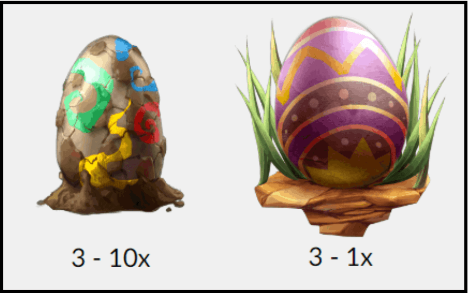 Símbolos y pagos de Crazy Easter Eggs