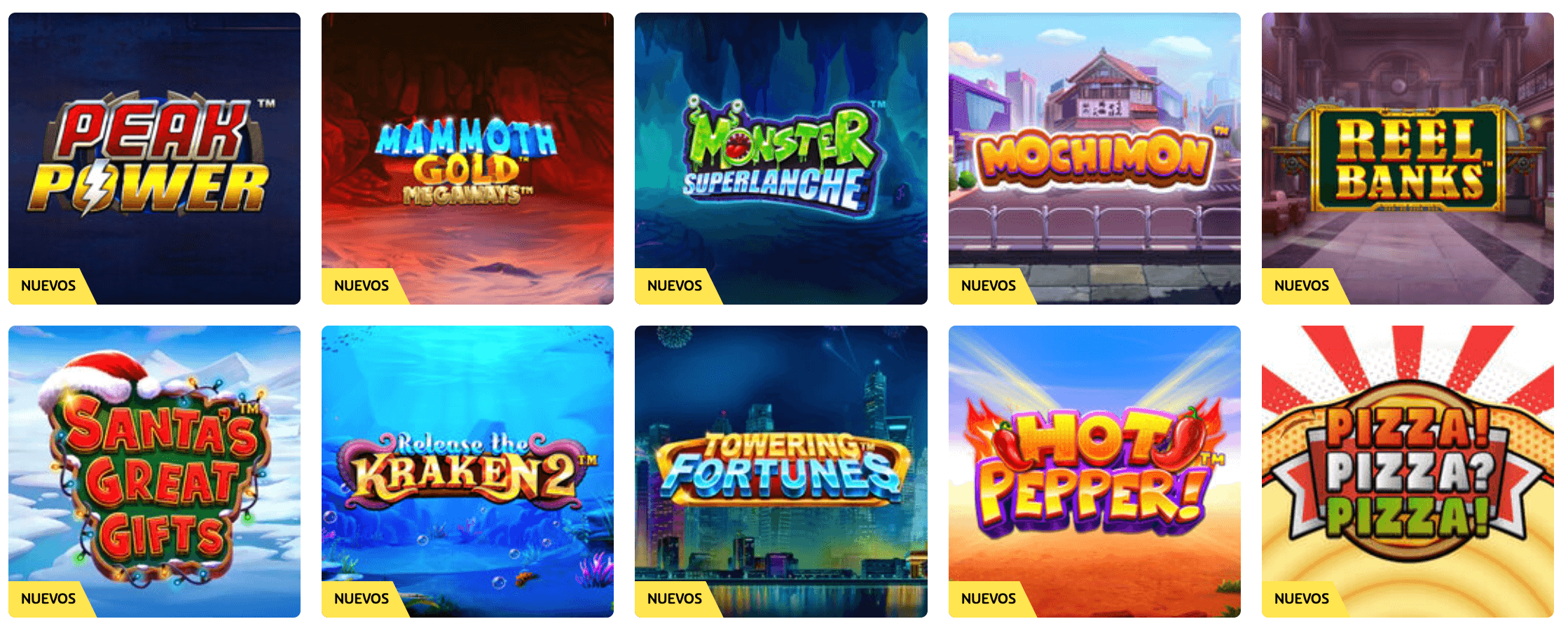 Catálogo de juegos de PlayUZU