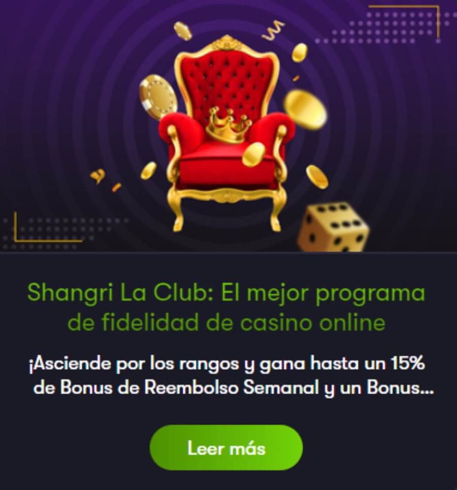 Shangri La Casino Club de fidelidad Argentina