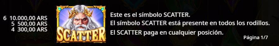 Símbolo scatter Gates of Olympus Tragamonedas Argentina