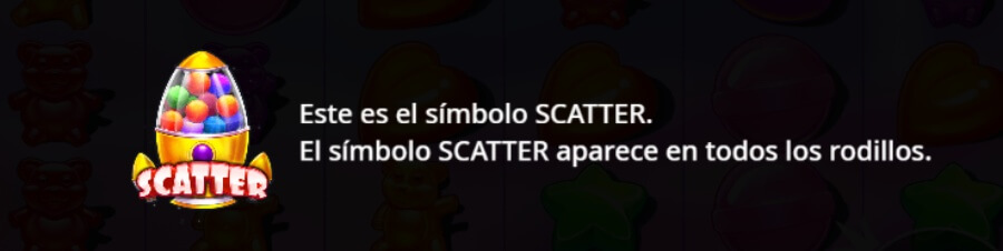 Símbolo scatter Sugar Rush 100 Tragamonedas Argentina