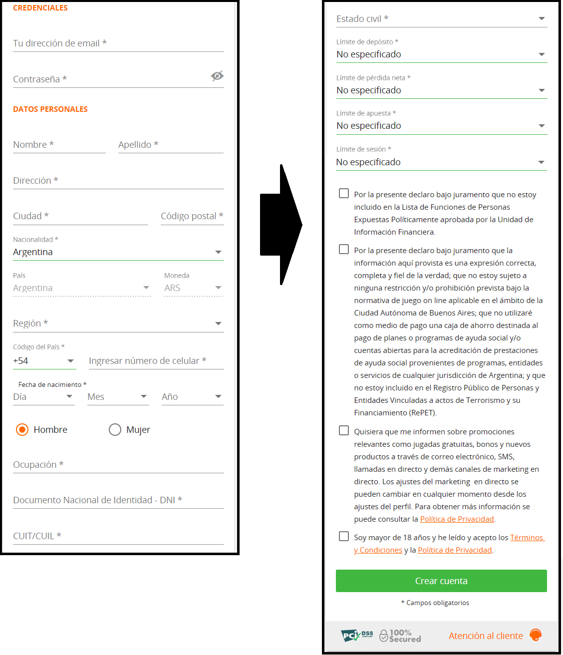 Registro Betsson