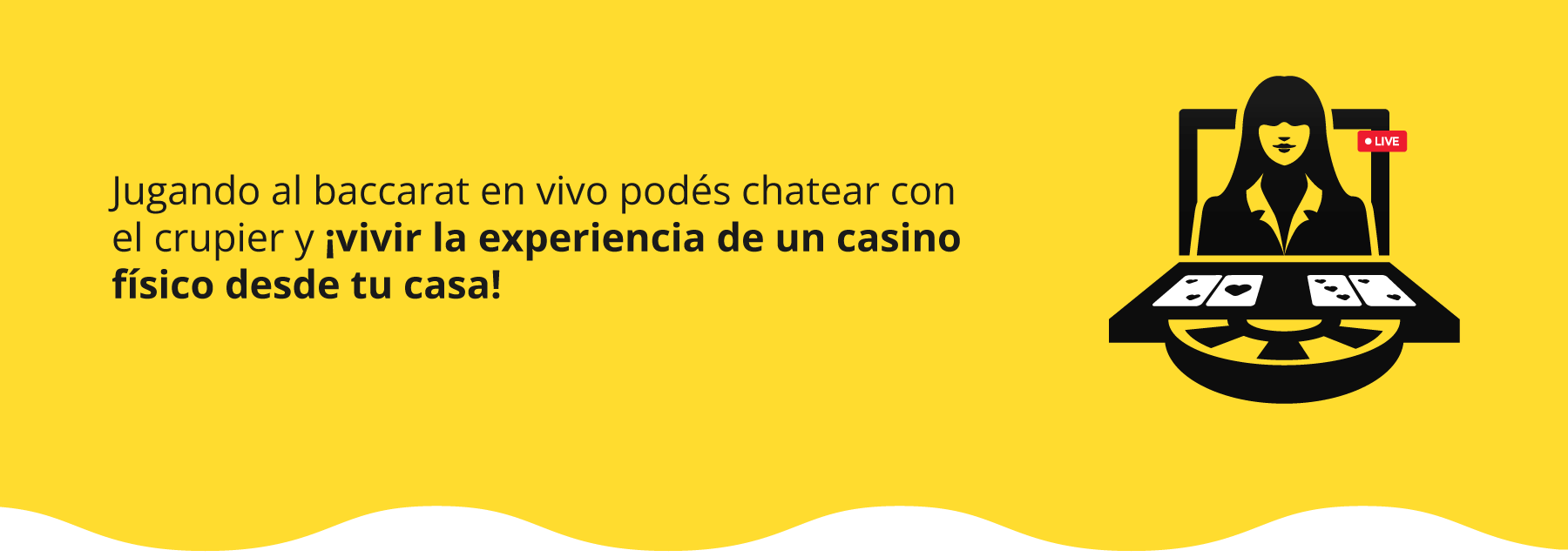 baccarat en vivo en Argentina