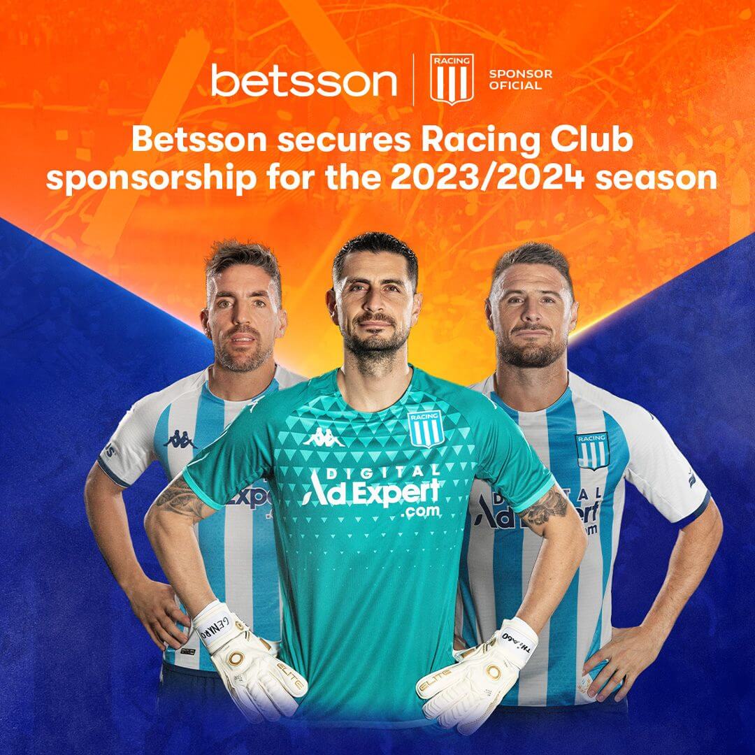 Betsson es el nuevo sponsor de Racing Club