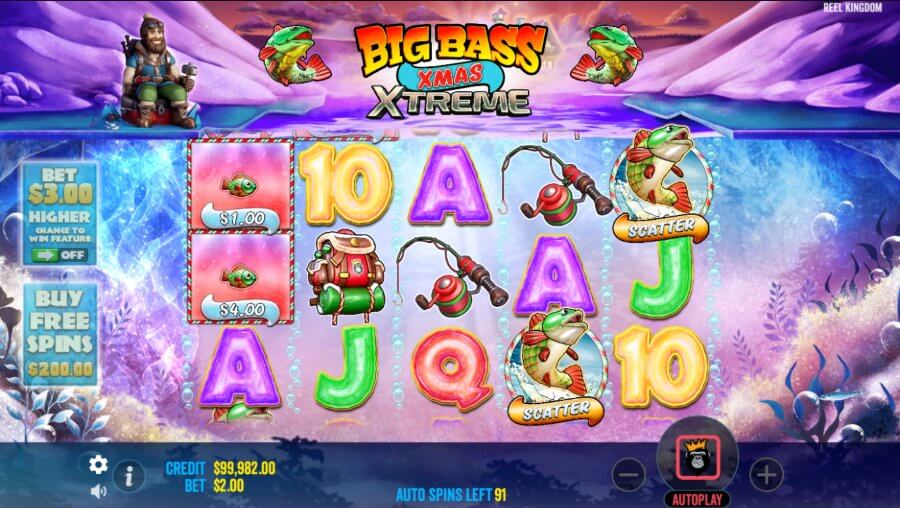 Símbolo Scatter en Big Bass Xmas Xtreme slot