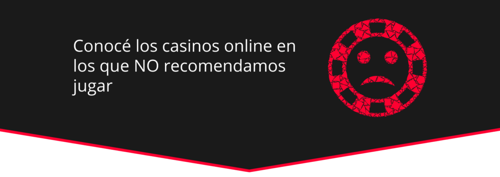 Lista negra de casinos online