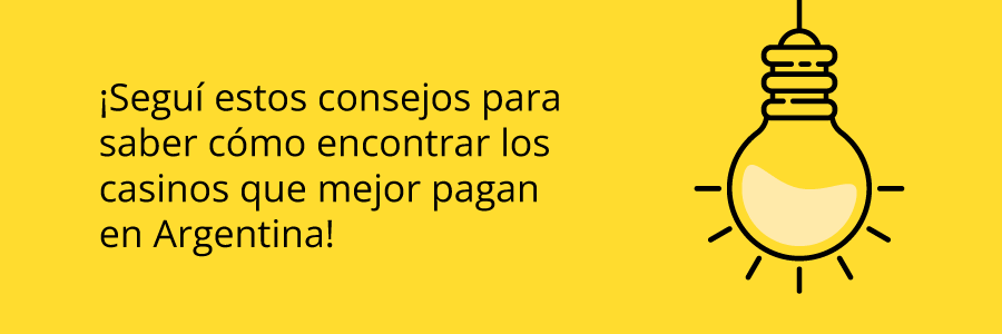 Casinos que mejor pagan en Argentina