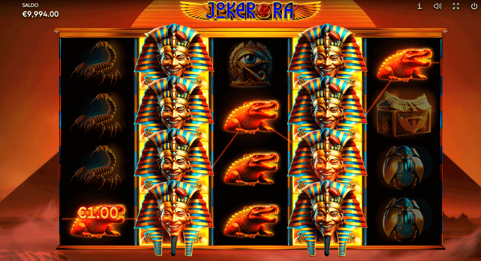 Tablero de juego de Joker Ra