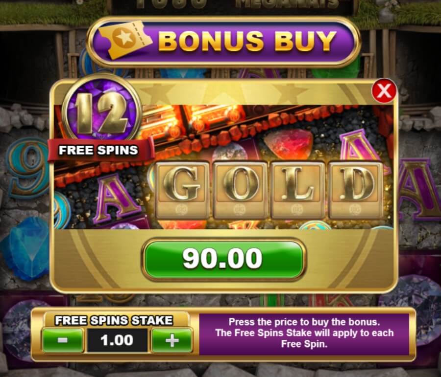 Compra de bonos en Bonanza Megaways