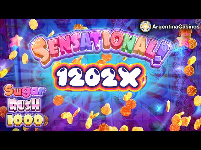 1202x en un giro normal jugando Sugar Rush 1000!! - BIG WIN!!