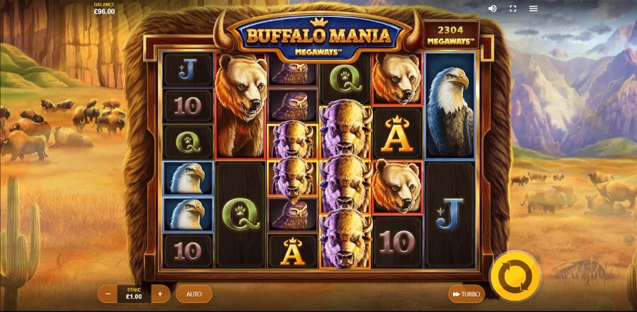 Jackpot de Buffalo Mania