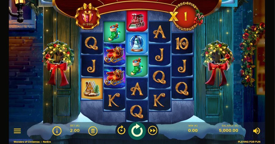 Jackpot de Wonders of Christmas