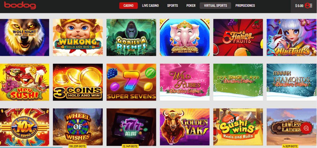 Juegos Bodog