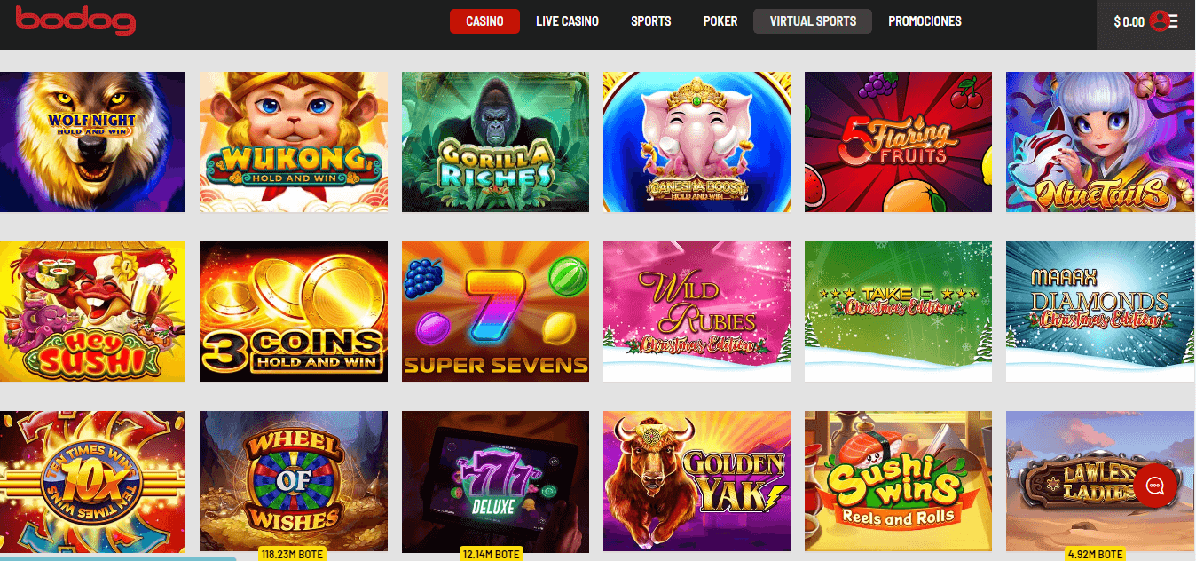 Juegos Bodog