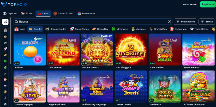 tragamonedas online en Topaciobet casino