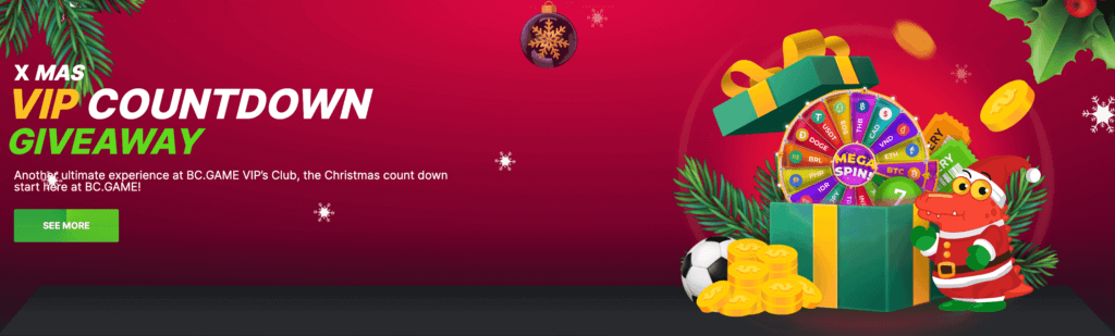 Promoción de Navidad en BC.GAME