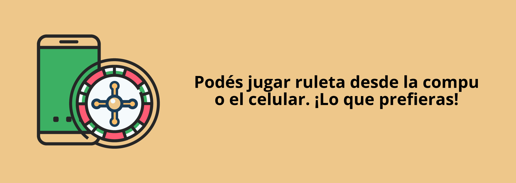 Ruleta online en tu celular