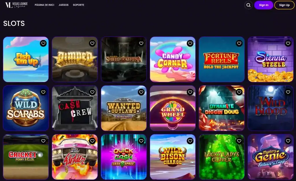Mejores tragamonedas Vegas Lounge casino