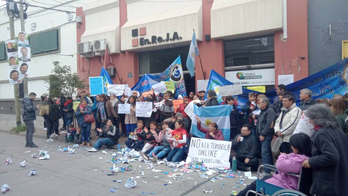 Protesta de agencieros de Salta