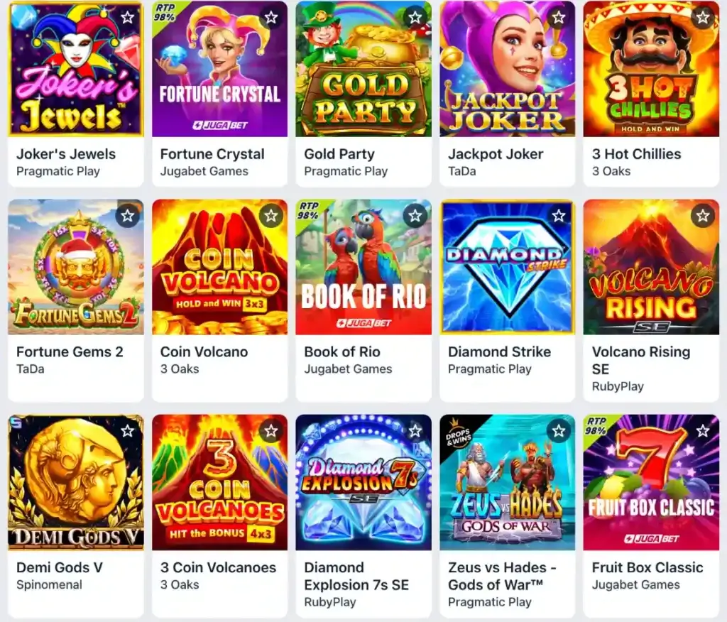 Tragamonedas Jugabet casino